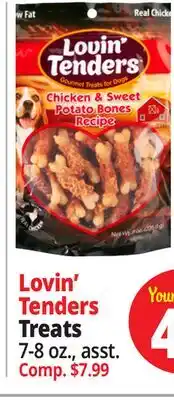 Ocean State Job Lot Lovin Tenders Chicken and Sweet Potato Bones Recipe 8 oz offer