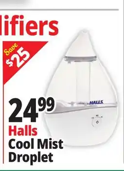 Ocean State Job Lot Halls Cool Mist Droplet offer