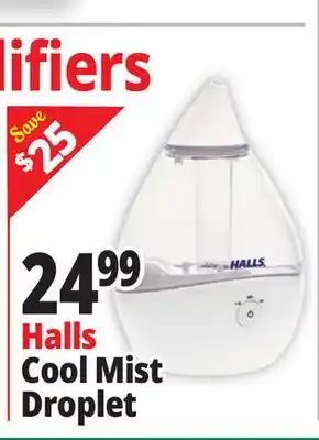 Ocean State Job Lot Halls Cool Mist Droplet offer