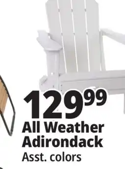 Ocean State Job Lot Folding Adirondack Chair White offer