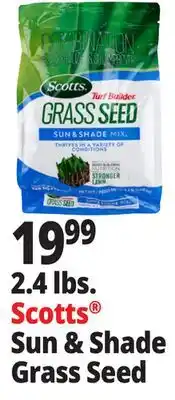 Ocean State Job Lot Scotts Turf Builder Sun & Shade Grass Seed 2.4 lbs offer