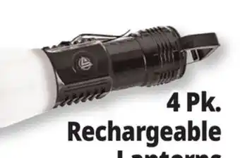 Ocean State Job Lot 4 Pk. Rechargeable Lanterns offer