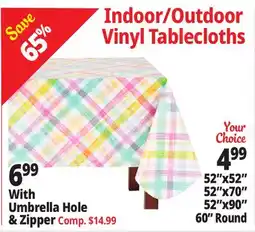 Ocean State Job Lot Tablecloths offer
