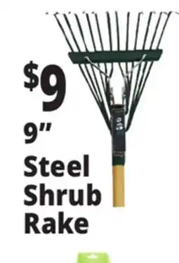 Ocean State Job Lot 9 Steel Shrub Rake offer