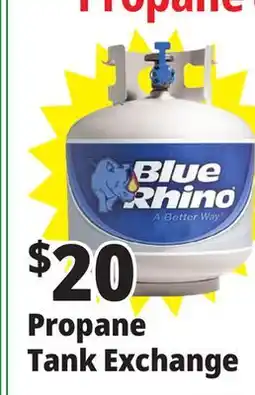 Ocean State Job Lot Blue Rhino Propane Tank Exchange offer