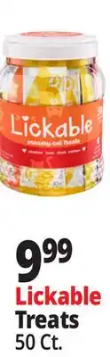 Ocean State Job Lot Lickable Creamy Cat Treats 50ct offer