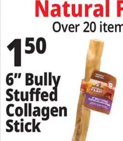 Ocean State Job Lot 6 Bully Stuffed Collagen Stick offer