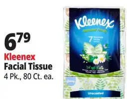 Ocean State Job Lot Kleenex Natural Fresh Unscented Tissues offer