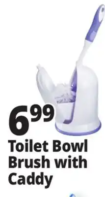 Ocean State Job Lot Gleam Toilet Bowl Under Rim Brush and Caddy offer