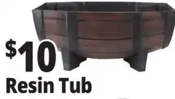 Ocean State Job Lot Whiskey Tub Resin Planter offer