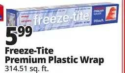 Ocean State Job Lot Freeze-Tite Premium Plastic Wrap offer