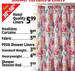 Ocean State Job Lot Shower Curtains & Liners offer