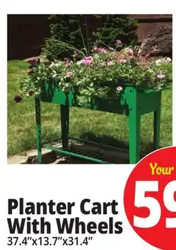 Ocean State Job Lot Mobil Garden Planter Cart offer