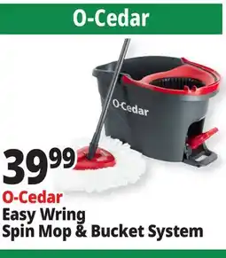 Ocean State Job Lot O-Cedar Easy Wring Spin Mop & Bucket System offer
