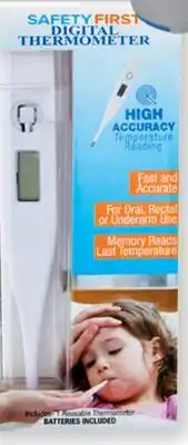 Ocean State Job Lot Safety First Digital Thermometer offer