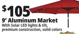 Ocean State Job Lot 9' Aluminum Market offer