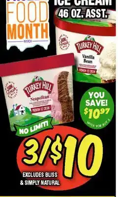 Western Beef TURKEY HILL PREMIUM ICE CREAM offer