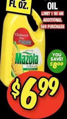 Western Beef MAZOLA CORN OIL offer