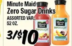 Western Beef Minute Maid Zero Sugar Drinks offer