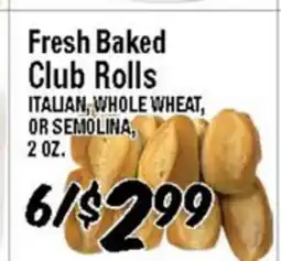 Western Beef Fresh Baked Club Rolls offer