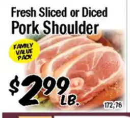 Western Beef Fresh Sliced or Diced Pork Shoulder offer