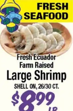 Western Beef Fresh Ecuador Farm Raised Large Shrimp offer