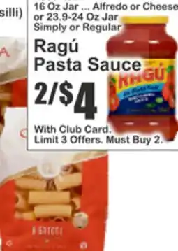 Food Universe Ragú Pasta Sauce offer