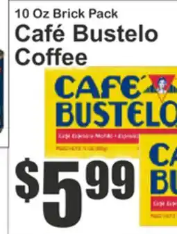 Food Universe 10 Oz Brick Pack Café Bustelo Coffee offer