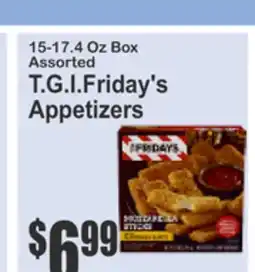 Food Universe 15-17.4 Oz Box Assorted T.G.I.Friday's Appetizers offer