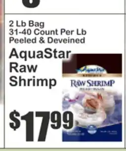 Food Universe AquaStar Raw Shrimp offer