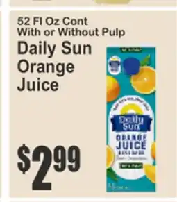 Food Universe Daily Sun Orange Juice offer