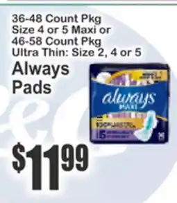 Food Universe Always Pads offer