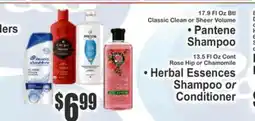 Food Universe • Pantene Shampoo • Herbal Essences Shampoo or Conditioner offer