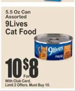 Food Universe 9Lives Cat Food offer
