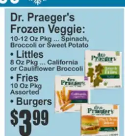 Food Universe Dr. Praeger's Frozen Veggie offer