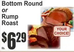 Food Universe Bottom Round or Rump Roast offer