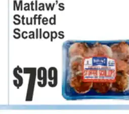 Food Universe Matlaw's Stuffed Scallops offer