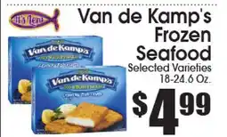 Supremo Foods Inc Van de Kamp's Frozen Seafood offer