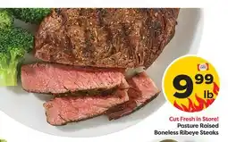 Weis Markets Pasture Raised Boneless Ribeye Steaks offer