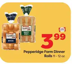 Weis Markets Pepperidge Farm Dinner Rolls offer