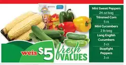 Weis Markets Mini Sweet Peppers offer