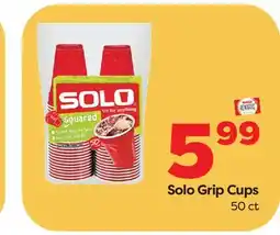 Weis Markets Solo Grip Cups offer