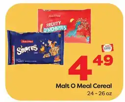Weis Markets Malt O Meal Cereal offer