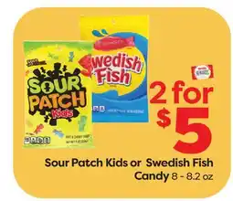Weis Markets Sour Patch Kids or Swedish Fish Candy offer