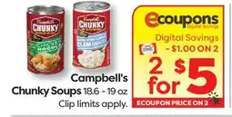 Weis Markets Campbell's Chunky Soups offer