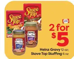Weis Markets Heinz Gravy 12 oz Stove Top Stuffing 6 oz offer