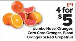 Weis Markets Jumbo Navel Oranges, Cara Cara Oranges, Blood Oranges or Red Grapefruit offer