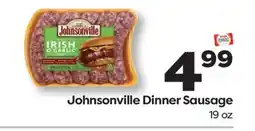 Weis Markets Johnsonville Dinner Sausage offer