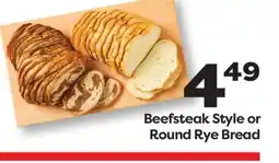 Weis Markets Beefsteak Style or Round Rye Bread offer