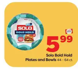 Weis Markets Solo Bold Hold Plates and Bowls offer